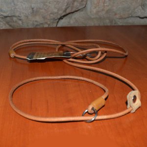 Ринговка-шнур кожаная с кольцом
